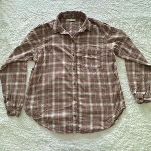 Abercrombie & Fitch Button Up Plaid Long Sleeve